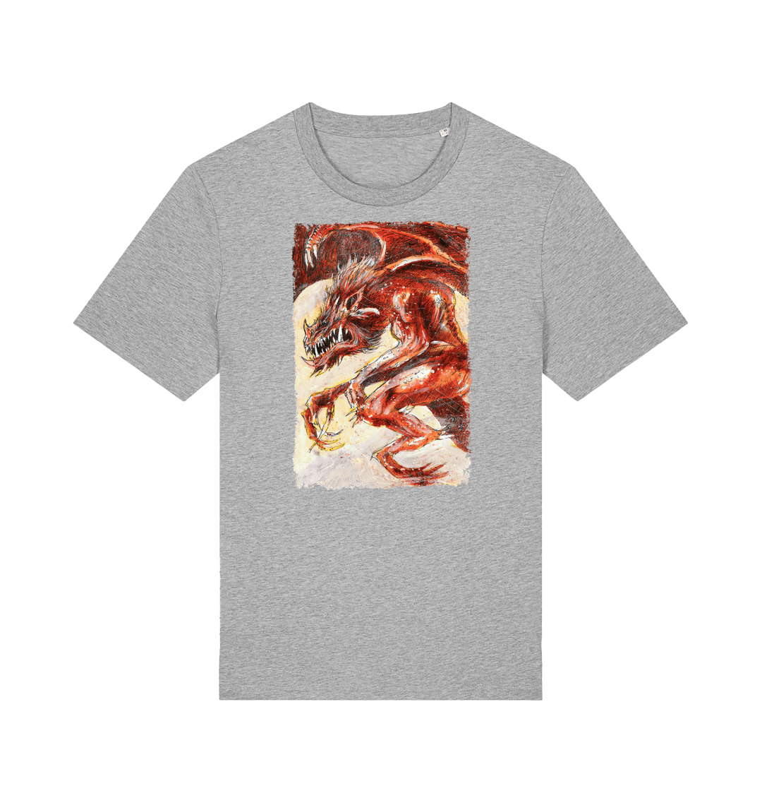 Heather Grey Printed T-shirt